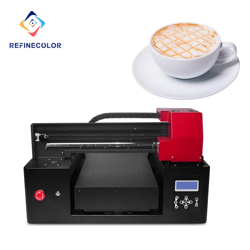 Refinecolor Pembuat Kopi Printer 3D, dengan Printer Yang Dapat Dimakan untuk Mesin Cetak Templat Macaron