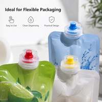 Bouchon à bec verseur en plastique personnalisé OEM/ODM de qualité alimentaire avec valve en silicone anti-fuite pour jus et boissons – Vente en gros