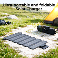 Chargeur solaire portable avec sortie USB pour le camping en plein air, les voyages et les situations d'urgence
