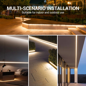 IP67 nominal 100lm/W Flexible 10*10mm curva superior silicona LED neón tira blanca piscina luz para hoteles uso al aire libre - Product Image 4