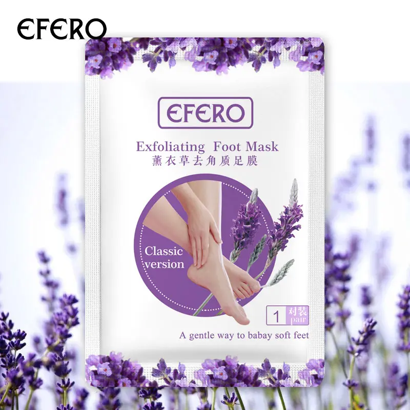 EFERO 1Pair Feet Mask Spa Socks For Pedicure Foot Cream For Heels Exfoliating Foot Mask Socks Mask For Legs Beauty Foot Care