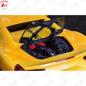 Cubierta de motor de fibra de carbono 488 para tapa trasera de fibra de carbono 488 para 488 GTB 2015 cubierta embellecedora de motor de fibra de carbono 2020- - Product Image 4