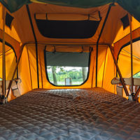 Tente de toit légère avec accessoires rapides, fabricants de tentes de toit souples personnalisées 4x4 pour le camping
