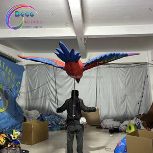 Gran oferta, disfraz de pájaro inflable, decoración de fiesta temática de pájaro, marioneta inflable de <span class=keywords><strong>loro</strong></span> - Product Image 6