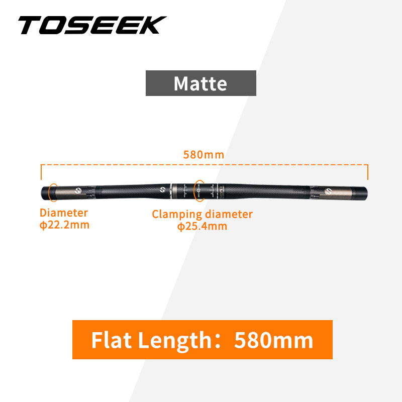 Barra plana mate-580mm