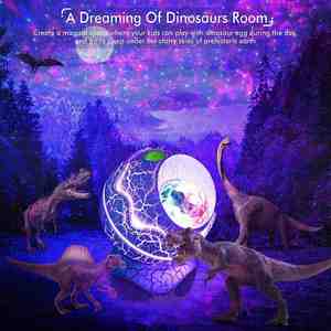 2025 Wholesale Dinosaur Egg Starry Sky <b>Projector</b> Lamp BT Speaker Remote Control Dynamic Nebula Projection Night <b>Light</b> - Product Image 5