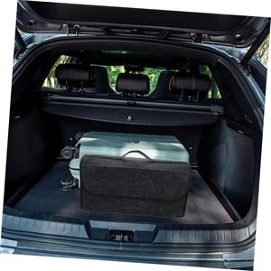 Tùy chỉnh xe dual-sử dụng cảm thấy xe lưu trữ túi thân cây tổ chức xe có thể gập lại lưu trữ túi phổ hộp dự trữ hộp công cụ - Product Image 5