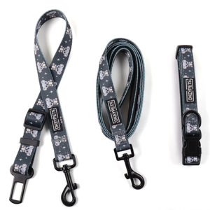 Okeypets Klett verschlüsse Hunde geschirr Leine Sicherheits gurt Neopren Polyester Step in Cute Dog Harness Set - Product Image 4