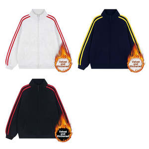 Fabricants de vêtements, impression personnalisée en gros, broderie 3D, respirant, polaire lourd 420 grammes, sweat-shirts zippés pour hommes - Product Image 5