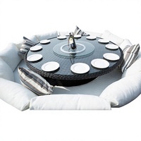 Ensemble de canapés en rotin moderne et confortable 10 places, en osier PE durable, pour jardin extérieur, villa, appartement, salle à manger, salon, parc, salle de sport