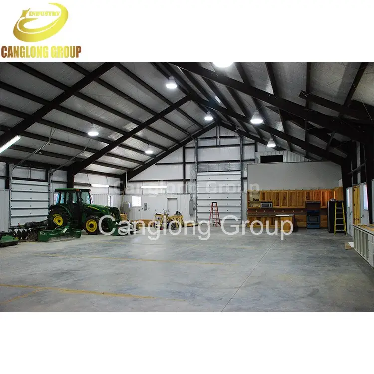 Galvanized roof trusses warehouse drawing building material steel structure frame