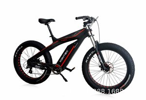 Bicicleta Deportiva de Fibra de Carbono en Oferta, 48v 750w, Batería Integrada, Frenos de Disco Mecánicos, Neumáticos Anchos, Motor de Alta Potencia de 750w - Product Image 2