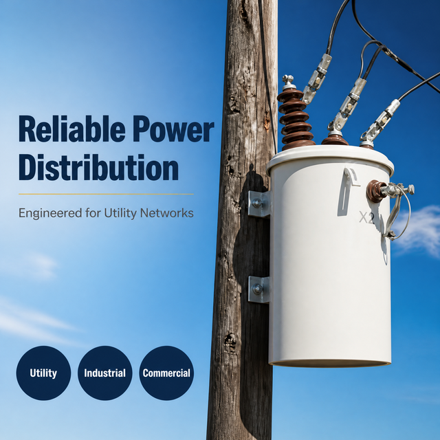 Outdoor Ready Three Phase Oil Immersed Transformer 10KV/480V 60Hz Compact Design for Remote Village Power Supply
