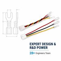 Konektor JST Molex TE Kustom 4.2 Pitch Wire Harness untuk Perakitan Kabel Elektronik Nylon/PBT Otomotif/Motor