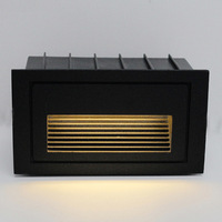 86 Boîtiers encastrés pour éclairage de sol extérieur, lampes LED carrées pour allées et marches, étanches, pour coins