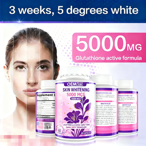 OEM Glutathion Hautaufhellungs-Kapseln Hautpflege-Pillen <span class=keywords><strong>L</strong></span>-Glutathion Kapseln - Product Image 2