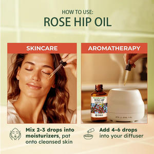 Siero all'Olio di Rosa Canina - 100% Puro, Pressato a Freddo, Certificato ISO9001, Ricco di Vitamina C, Illuminante, Idratante, Rivitalizzante per la Pelle - Product Image 3