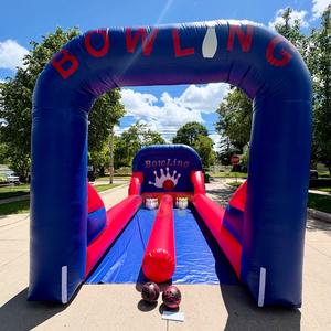 Location <span class=keywords><strong>de</strong></span> jeux <span class=keywords><strong>de</strong></span> bowling gonflables en PVC pour événements commerciaux, jeux sportifs en plein air pour enfants, jeux <span class=keywords><strong>de</strong></span> bowling amusants pour carnaval en vente - Product Image 1