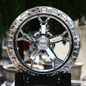 ล้อฟอร์จ YHS-2002 โครเมียม Nismo อลูมิเนียม บีดล็อค ขนาด 16 17 18 19 นิ้ว 5x114.3 สำหรับ<span class=keywords><strong>รถ</strong></span>ยนต์นิสสัน GTR R35 Nismo และนิสสัน สกายไลน์ <span class=keywords><strong>R34</strong></span> GTR - Product Image 3