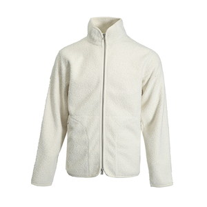 Abrigo corto con cuello levantado de lana de alta calidad para <span class=keywords><strong>hombre</strong></span>, con <span class=keywords><strong>cremallera</strong></span>, suave, ligero, cálido para Otoño/Invierno, piel sintética de Color sólido - Product Image 1