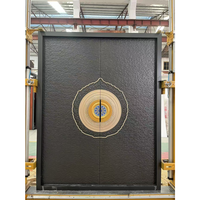 Puerta de Aluminio Fundido Resistente a la Intemperie de Estilo Europeo para Puerta Principal, Puerta Exterior de Aluminio Residencial