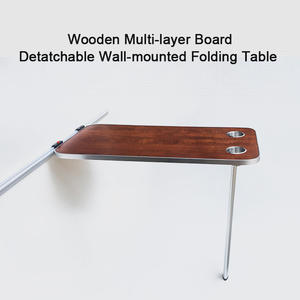 <span class=keywords><strong>Table</strong></span> <span class=keywords><strong>pliante</strong></span> murale professionnelle AutoLiuma 2025 en bois <span class=keywords><strong>pour</strong></span> <span class=keywords><strong>intérieur</strong></span> de <span class=keywords><strong>camping</strong></span>-<span class=keywords><strong>car</strong></span> et voiture, en alliage - Product Image 2