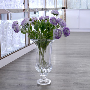 <span class=keywords><strong>Vaso</strong></span> da matrimonio in vetro cristallo spesso, stile moderno francese, di lusso leggero, <span class=keywords><strong>con</strong></span> <span class=keywords><strong>piede</strong></span> alto e design a bocciolo, per decorazioni domestiche - Product Image 6