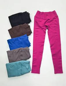 OEM Seamless V Cut Waist Scrunch Butt Biker Shorts Suit <b>Women</b> Sports Bra Arm Sleeves Tight Running Fitness Yoga <b>Leggings</b> Set - Product Image 6