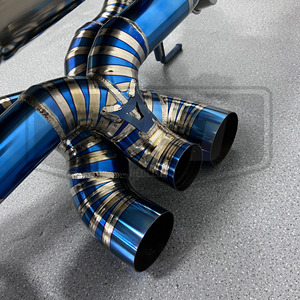 Sistema de Escape de Alto Rendimiento con Válvula de Aleación de Titanio para <span class=keywords><strong>Lamborghini</strong></span> Aventador LP700-4 LP740-4 LP750-4 <span class=keywords><strong>SVJ</strong></span> 6.5 V12 Catback, Disponible en Stock - Product Image 6