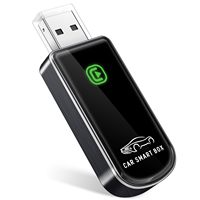 Adaptateur CarPlay sans fil Fuallwin Mini compatible avec les iPhone Apple iOS 10+ et les voitures de 2015+