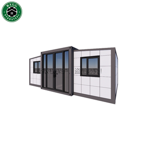 Maison conteneur préfabriquée 2-3 chambres à construire rapidement, villa extensible en panneaux sandwich, maison mobile - Product Image 1