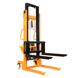 Diesel 1ton 2ton Semi-elettrico Pallet sollevatore mano elettrico Stacker 1.6m/2m/2.5m/3m altezza di sollevamento usato carrello elevatore transpallet - Product Image 5