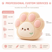 Fabricant de Peluches Patte de Chat Personnalisées en Gros – Jouets en Peluche Doux avec Logo pour Promotion de Marque et Commandes en Gros