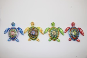 Autocollant de réfrigérateur tortue de mer dorée de luxe, objets décoratifs, artisanat en résine, aimants personnalisés, souvenirs de voyage - Product Image 3
