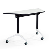 Tables et chaises de conférence pliantes mobiles pour institutions de formation, combinaison modulable en longue bande pour événements, apprentissage et bureau