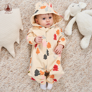 Commercio all'ingrosso Nuovo Arrivo Del Bambino Vestito Abbigliamento <span class=keywords><strong>Neonato</strong></span> Manica Lunga Modello Vestiti Del Bambino Con Cappuccio Pagliaccetto - Product Image 6