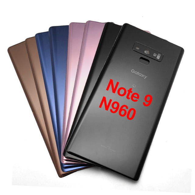 Mobile Phone Housings with Lens Replacement Parts note9 Rear Glass Note 9 Back Battery Cover for Samsung Galaxy SM-N960F N960U