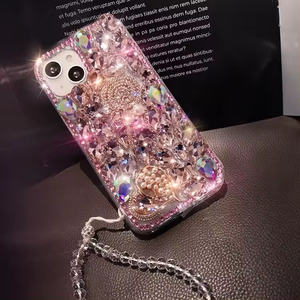 Tùy Chỉnh Trường Hợp Điện Thoại Shiny Bling 3D Lollipop Hình Trường Hợp Điện Thoại Cho Iphone 15 Pro Rhinestone Điện Thoại Di Động Bìa Cho Iphone15 14 13 12 - Product Image 3