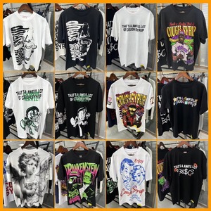 Camiseta de Manga Corta para Hombre ALOCS, 100% Algodón, Diseño Personalizado Rhime Double Cup, 240g, Cuello Redondo Estampado, Transpirable - Product Image 5