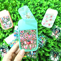 Autocollants DTF UV pour enfants, motif chignons roses, prêts à l'emploi, 45 ml, petits flacons pulvérisateurs, autocollants enveloppants