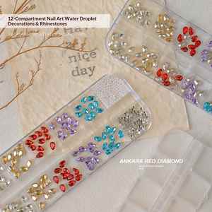 Accessoires de Nail Art en Strass de Haute Qualité, Forme <span class=keywords><strong>Goutte</strong></span> <span class=keywords><strong>d</strong></span>'<span class=keywords><strong>Eau</strong></span>, Effet Scintillant, Emballage Basique, Vente en Gros - Product Image 5