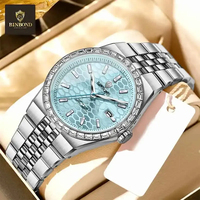Jam Tangan Pria Binbond B7272 7272 Quartz Movement Stainless Steel Grosir Multi Dial Luminous Kalender Kasual untuk Pria