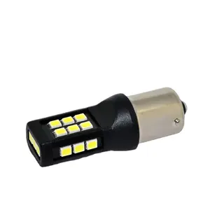 Superbright 1600lm 1156 Ba 15S Auto Led Canbus Lamp 21smd 2835 Wit Rood Amber P 21W Led Lamp Voor Auto