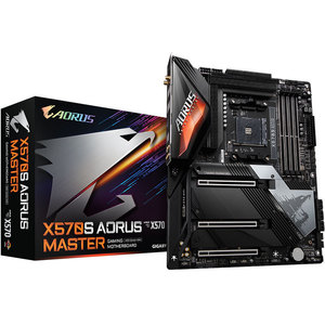 เมนบอร์ด GPU X570S Wifi รองรับ Windows พร้อมช่องใส่การ์ดจอดิสก์ แรม และซ็อกเก็ต CPU - Product Image 1