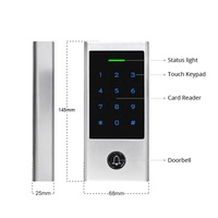 Wifi Tuya IP66 Système de contrôle d'accès étanche Clavier tactile Lecteur de carte RFID Contrôle d'accès autonome avec sonnette de porte TTLock