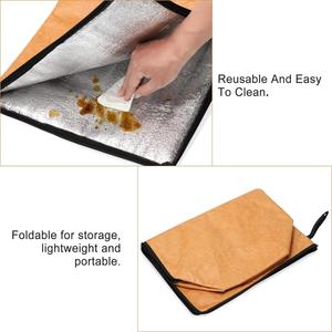 Sac isotherme en aluminium grande capacité pour viande de barbecue, sac de transport thermique pour aliments, idéal pour le camping, la restauration et les cadeaux promotionnels - Product Image 2