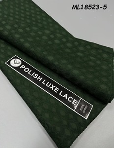 Encaje Polaco Africano de Alta Calidad 100% Algodón con Pañuelo Africano Aso Oke y Adorno de Hombro Nigeriano para Material de <span class=keywords><strong>Ropa</strong></span> de Fiesta - Product Image 6