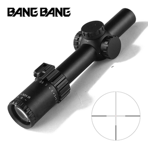 กล้องส่องทางไกล BANGBANG 1-7x24 IR SFP แบบมีไฟส่องสว่าง ตัวเรือนอะลูมิเนียม ขนาดหลอด 30 มม. พร้อมกระจก ED คุณภาพพรีเมียม สำหรับการล่าสัตว์และการฝึกซ้อมกลางแจ้ง - Product Image 4