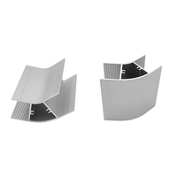 Accessoires de réaménagement de remorque de RV profil décoratif de toilette profil en aluminium de 18 plaques