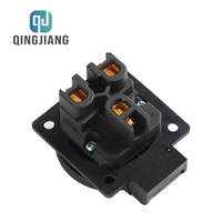 Industrial impermeable 16A 250V toma de corriente Universal UE EE. UU. Reino Unido AU toma de extensión cubierta de obturador de seguridad IP54 enchufe de EE. UU. negro